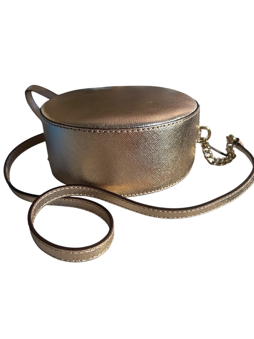 Kate Spade Bubble Over Micha Circle Crossbody Rose Gold w/ 
Cork Pop Fizz Clink - Picture 7 of 10